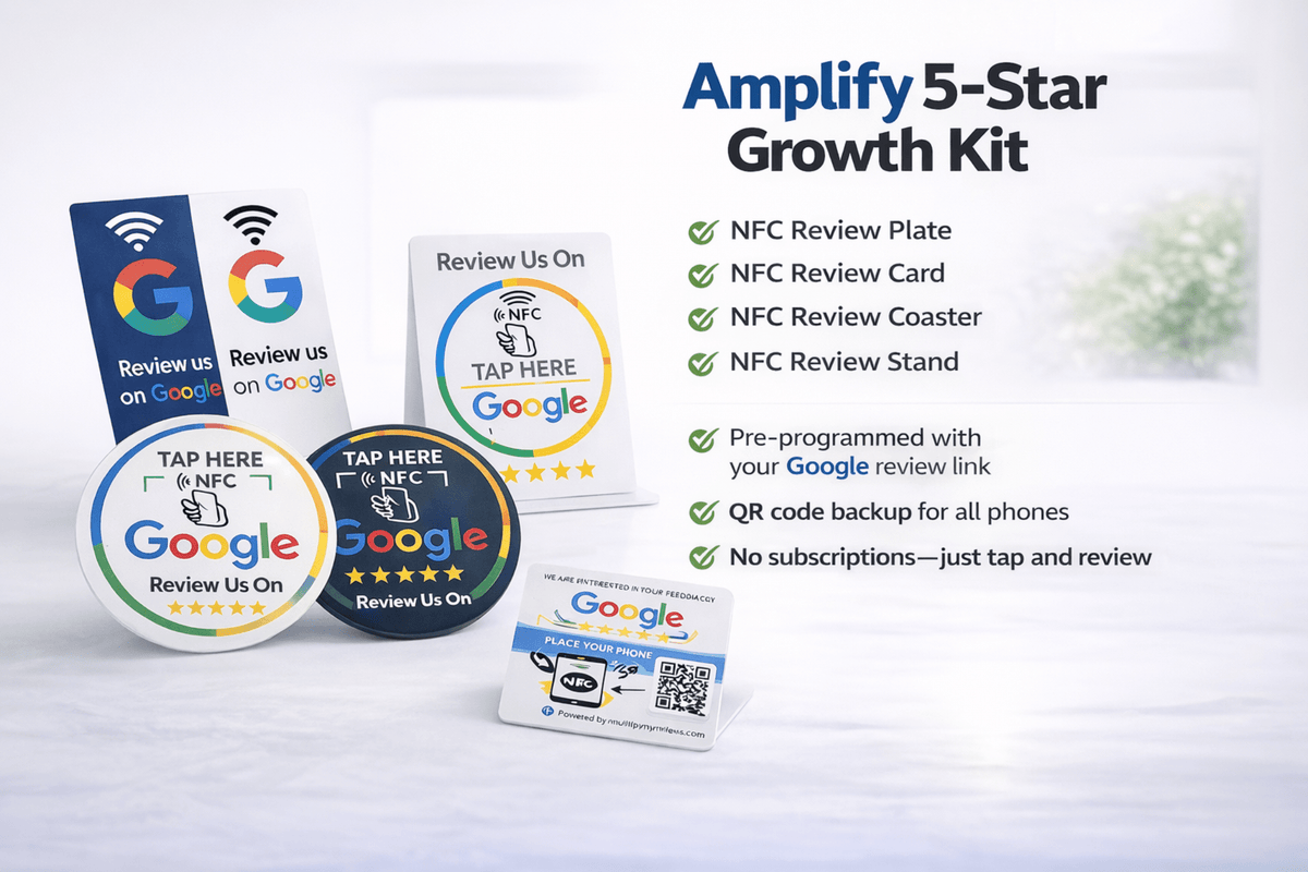 Amplify 5 - Star Growth Kit - Amplifymyreviews